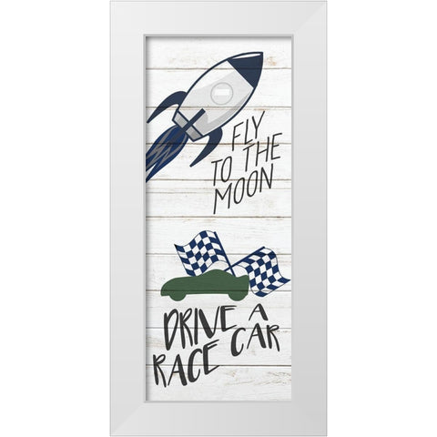 To Do 2 White Modern Wood Framed Art Print by Bailey, Ann