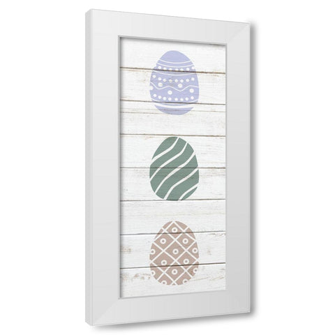 Vintage Easter 2 White Modern Wood Framed Art Print by Bailey, Ann