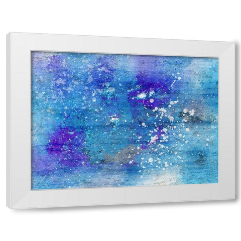 Purple Hue White Modern Wood Framed Art Print by Bailey, Ann