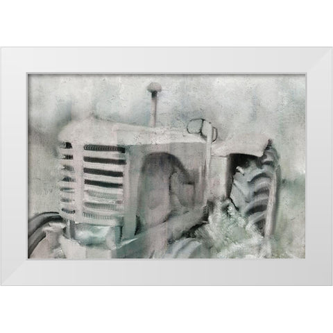 In the Field White Modern Wood Framed Art Print by Bailey, Ann
