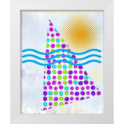 Sunny Day 1 White Modern Wood Framed Art Print by Bailey, Ann