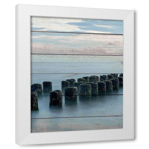Endless Sea 2 White Modern Wood Framed Art Print by Bailey, Ann