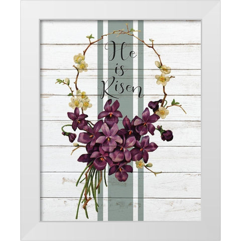 Vintage Easter 4 White Modern Wood Framed Art Print by Bailey, Ann