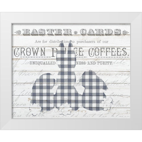 Vintage Easter 8 White Modern Wood Framed Art Print by Bailey, Ann