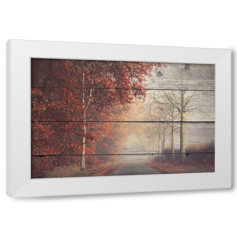 A Journey White Modern Wood Framed Art Print by Bailey, Ann