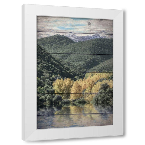 Let The Adventure White Modern Wood Framed Art Print by Bailey, Ann