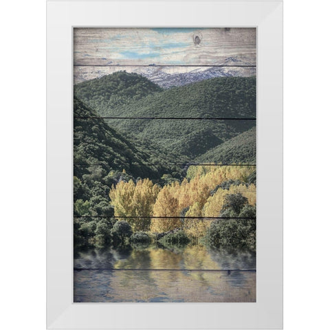 Let The Adventure White Modern Wood Framed Art Print by Bailey, Ann