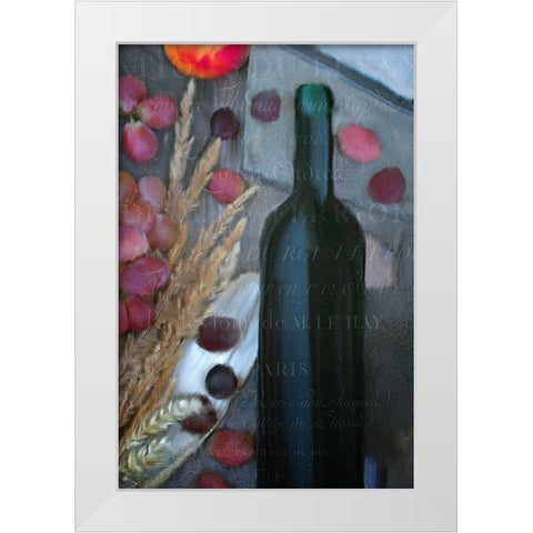 Harvest 1 White Modern Wood Framed Art Print by Bailey, Ann