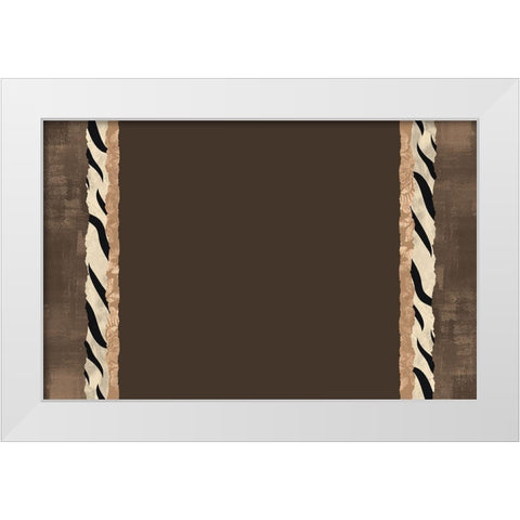 Exotic Safari 1 White Modern Wood Framed Art Print by Bailey, Ann