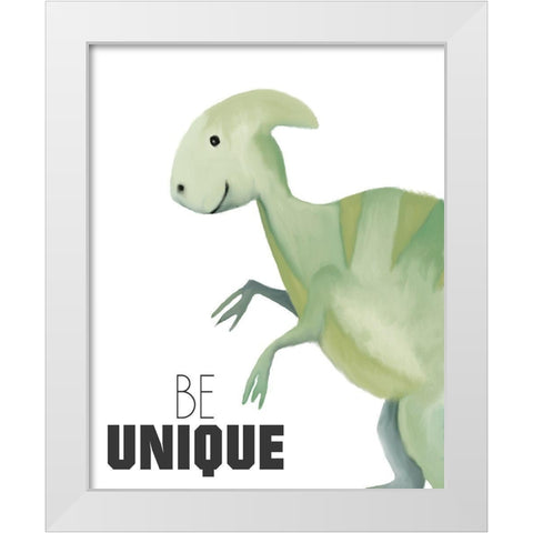 Stand Tall 3 White Modern Wood Framed Art Print by Bailey, Ann