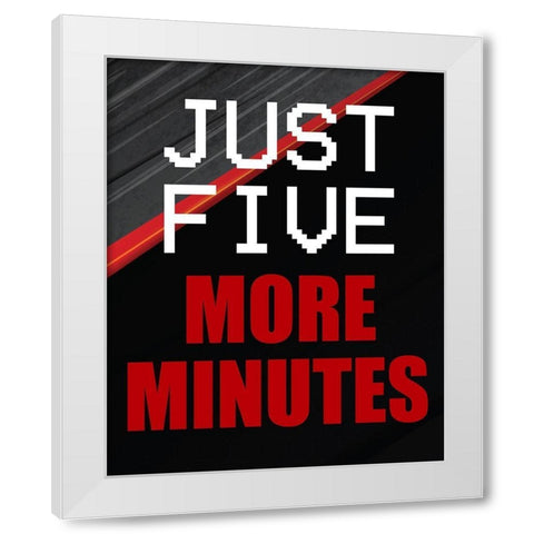 Gamer 1 White Modern Wood Framed Art Print by Bailey, Ann