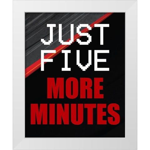 Gamer 1 White Modern Wood Framed Art Print by Bailey, Ann