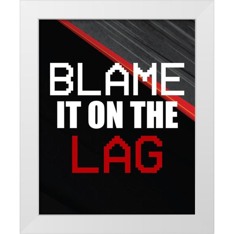 Gamer 3 White Modern Wood Framed Art Print by Bailey, Ann