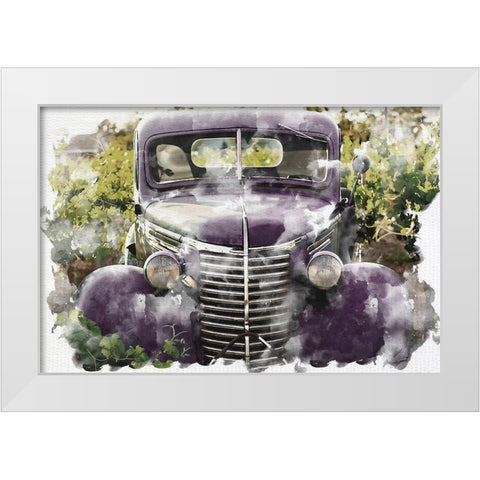 In the Field White Modern Wood Framed Art Print by Bailey, Ann