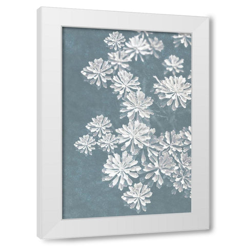 Blooms Falling 2_v2 White Modern Wood Framed Art Print by Bailey, Ann