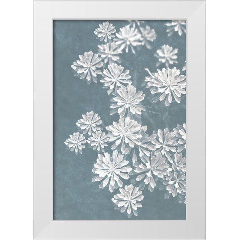 Blooms Falling 2_v2 White Modern Wood Framed Art Print by Bailey, Ann