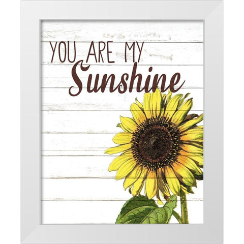 You Are White Modern Wood Framed Art Print by Bailey, Ann