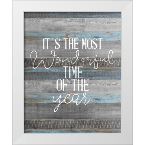 The Most White Modern Wood Framed Art Print by Bailey, Ann