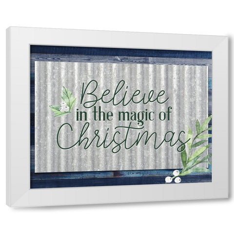 Magic Of White Modern Wood Framed Art Print by Bailey, Ann