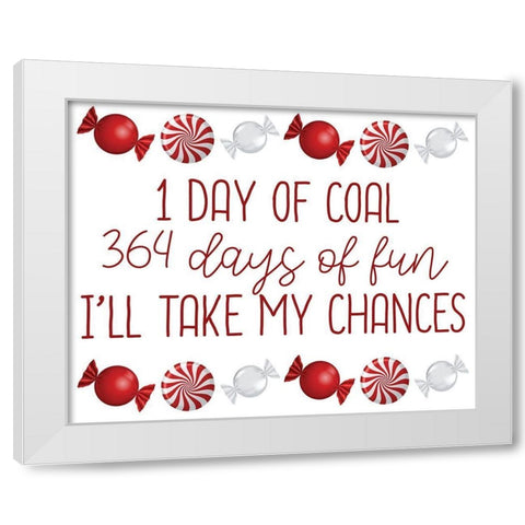 One Day White Modern Wood Framed Art Print by Bailey, Ann