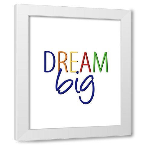 Play Nice 2 White Modern Wood Framed Art Print by Bailey, Ann