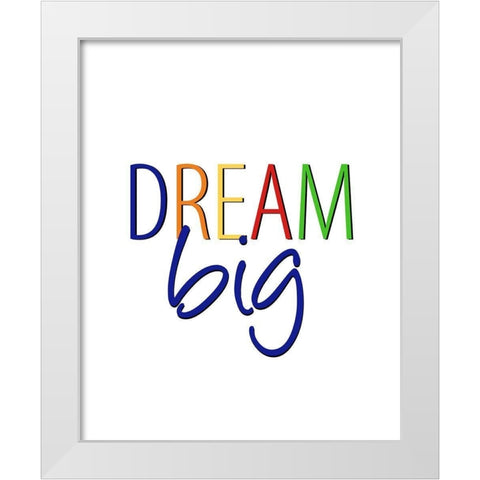 Play Nice 2 White Modern Wood Framed Art Print by Bailey, Ann