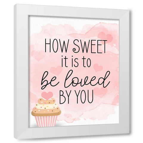 How Sweet White Modern Wood Framed Art Print by Bailey, Ann