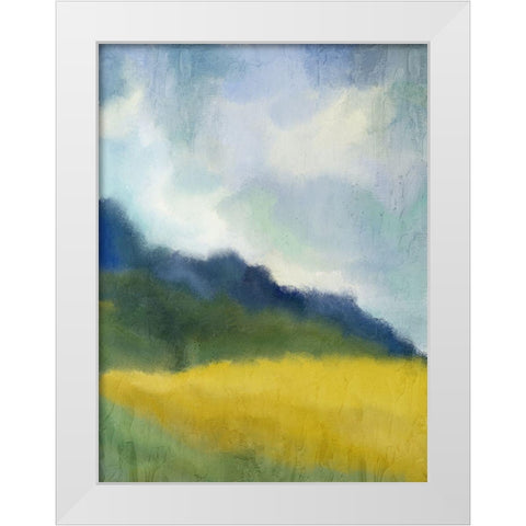 In the Hills White Modern Wood Framed Art Print by Bailey, Ann