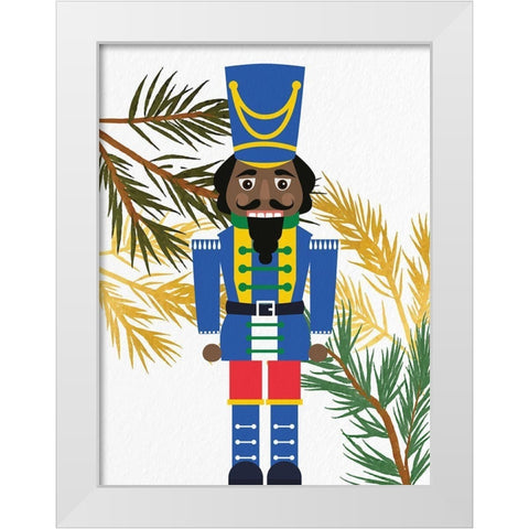 Bright Nutcracker 1 v2 White Modern Wood Framed Art Print by Bailey, Ann