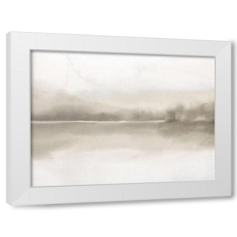 In the Distance White Modern Wood Framed Art Print by Bailey, Ann