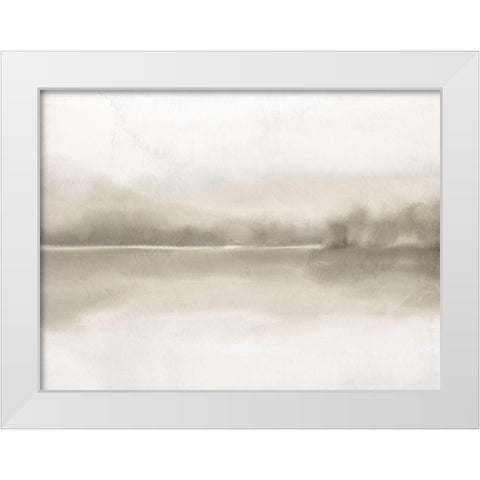 In the Distance White Modern Wood Framed Art Print by Bailey, Ann