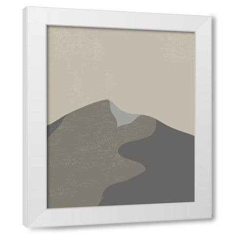 Moonrise 2 White Modern Wood Framed Art Print by Bailey, Ann