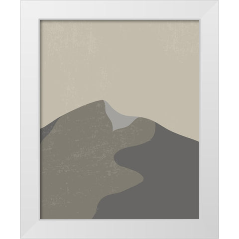 Moonrise 2 White Modern Wood Framed Art Print by Bailey, Ann