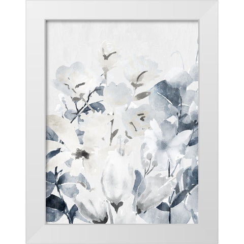 Wildflowers 1 White Modern Wood Framed Art Print by Bailey, Ann