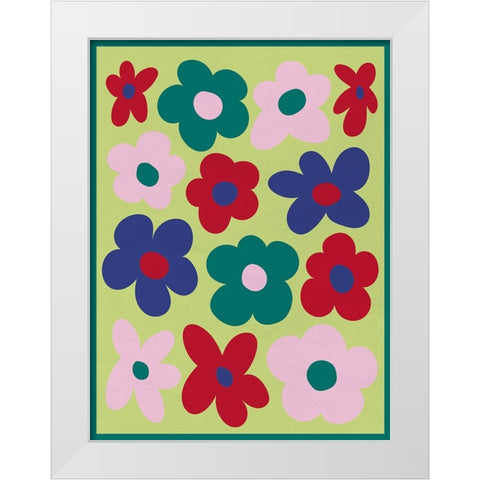 Be Good 1 White Modern Wood Framed Art Print by Bailey, Ann