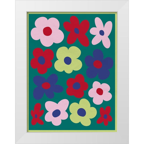 Be Good 3 White Modern Wood Framed Art Print by Bailey, Ann