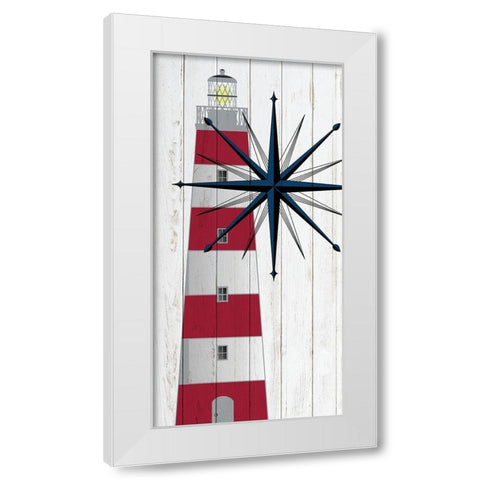 Sail Away 1 White Modern Wood Framed Art Print by Bailey, Ann