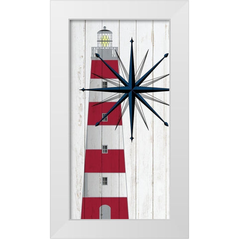 Sail Away 1 White Modern Wood Framed Art Print by Bailey, Ann