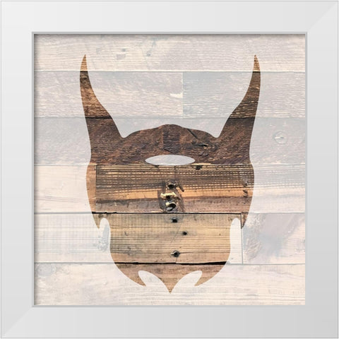 Manly Men 2 White Modern Wood Framed Art Print by Bailey, Ann