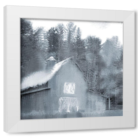Against the Trees White Modern Wood Framed Art Print by Bailey, Ann