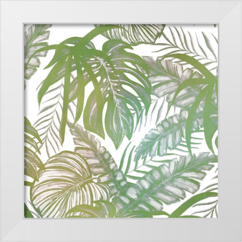 Aloha 3 White Modern Wood Framed Art Print by Bailey, Ann