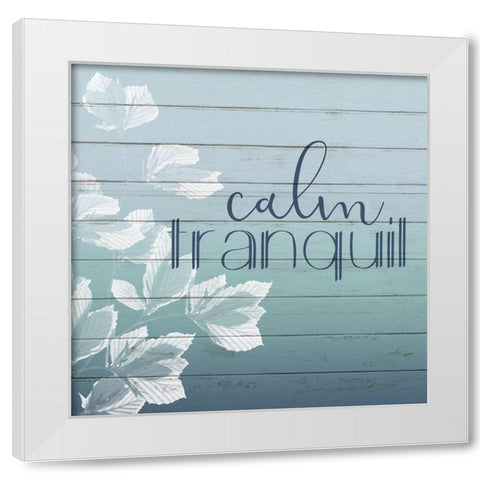 Claim 1 White Modern Wood Framed Art Print by Bailey, Ann