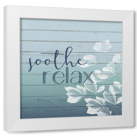 Calm 2 White Modern Wood Framed Art Print by Bailey, Ann