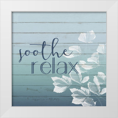 Calm 2 White Modern Wood Framed Art Print by Bailey, Ann