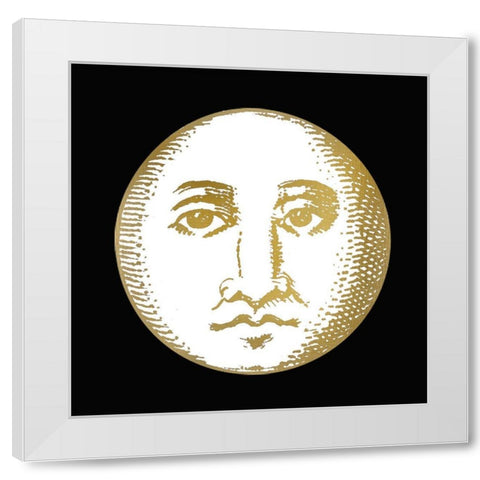 Sun and Moon 2 White Modern Wood Framed Art Print by Bailey, Ann