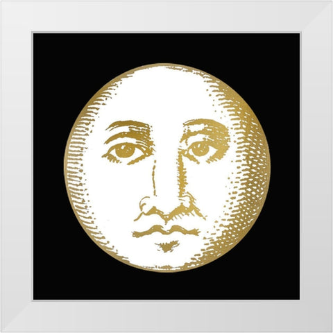 Sun and Moon 2 White Modern Wood Framed Art Print by Bailey, Ann