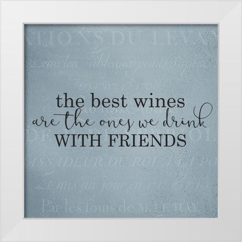 The Best 2 White Modern Wood Framed Art Print by Bailey, Ann