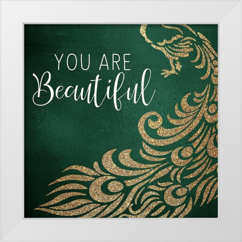 You 1 White Modern Wood Framed Art Print by Bailey, Ann