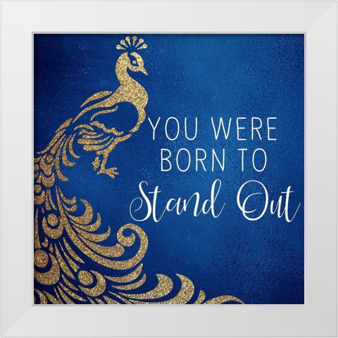 You 2 White Modern Wood Framed Art Print by Bailey, Ann