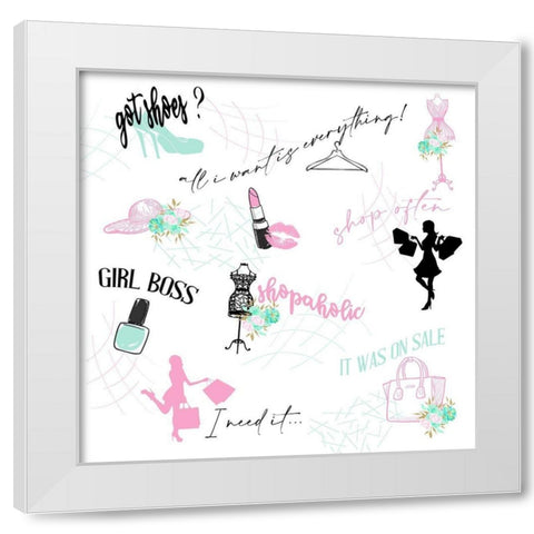 Shop Often White Modern Wood Framed Art Print by Bailey, Ann